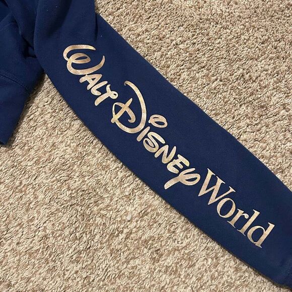 Walt Disney World 50th Anniversary Full Zip Hoodie Mickey & Friends Sweatshirt - Picture 7 of 8